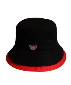 [SLEEPY SLIP] Seasonless KOALA BLACK/RED BUCKET HAT SLEEPYS SLIP