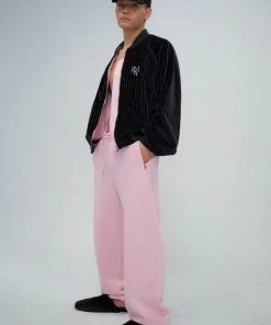 [GIMMETHEYOUNG] FW 21 ZIP-UP OVER TRACK PANTS / PINK