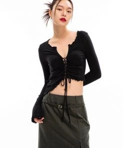 [CAPRICIEUX] Winter 21 ROSIE TOP_BLACK