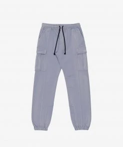Best Sellers [DPRIQUE] FW 21 CARGO SWEATPANTS - WASHED PURPLE