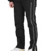 [LANG VERSIO] FW 21 318 Side 2 Zipper Black Jeans