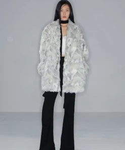 Best Sellers [NACHE] Winter 21 FAKE FUR HALF COAT (UNISEX)-CREAM