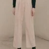 [JOORTI] Winter 21 J857 Corduroy Tuck Pants (beige)