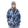 Best Sellers [FEVERTIME] FW 21 CM TIEDYE FLEECE ZIP-UP - BLUE