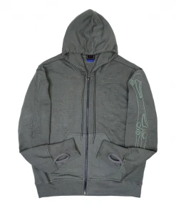 [MPQ] FW 21 THE FOUNDATION Zip-up Hoodie (Khaki Grey)