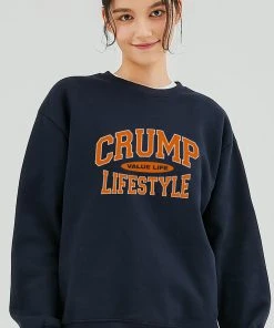 [CRUMP] Winter 21 College Logo Sweatshirt (CT0341-1)