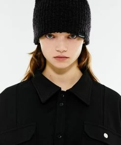 Best Sellers [ANOTHER YOUTH] Winter 21 Logo Wool Beanie - Black