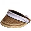 SLEEPYS SLIP [SLEEPY SLIP] Seasonless 2RIBBON BROWN SUN VISOR CAP