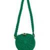 [LECYTO] Seasonless HANDMADE CROCHET TAMBOURINE BAG_[GREEN]