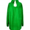 Best Sellers [CODE SHION] Winter 21 Heart-ring High Neck Top [green]