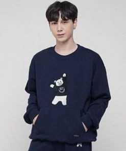 Best Sellers [DXOH] Seasonless BEAR EMBROIDER MTM [NAVY]