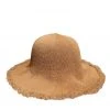 SLEEPYS SLIP [SLEEPY SLIP] Seasonless LINEN FABRIC BROWN BUCKET HAT
