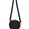 [LECYTO] Seasonless HANDMADE CROCHET TAMBOURINE BAG_[BLACK]