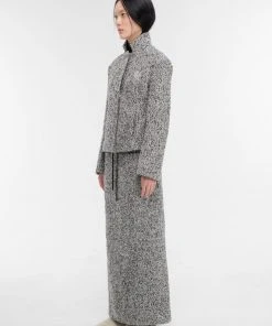 [GIMMETHEYOUNG] Winter 21 HERRINGBONE ZIP JACKET