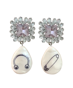 [HURJABOYACC] Seasonless Piercing Earrings _ Punk Series_Pink