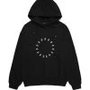 Best Sellers [DXOH] Seasonless SMILE EMBROIDER HOODIE [BLACK]