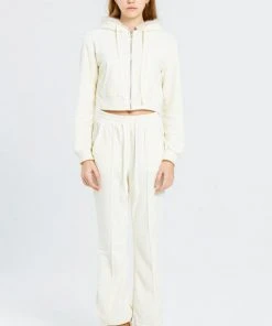 Best Sellers [OUTXO] Winter 21 Terry Pants Lemon