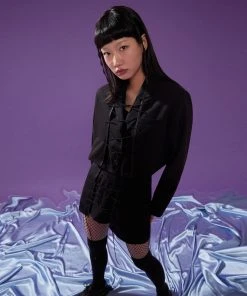 Best Sellers [PLASMASPHERE] FW 21 CORD JACKET(BLACK)