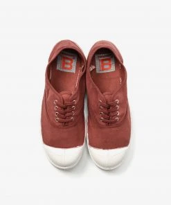[BENSIMON] Seasonless TENNIS WOMAN LACET - ROSEWOOD