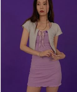 [RAYOUNG] 20SS Ribbon Tie Cardigan_Light Beige