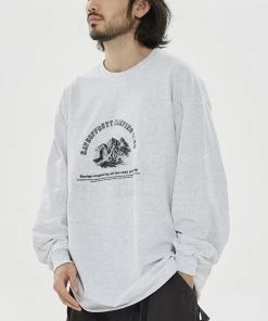 [HAVEOFFDUTY] FW 21 CAMPING CLUB LONG SLEEVE(OATMEAL) Best Sellers