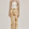 Best Sellers [OUTXO] FW 21 Crystal Pants Yellow
