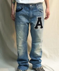 [KING ARCHIVES] FW 21 A-Logo Denim Pants 008