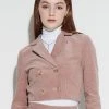 [LUV IS TRUE] Winter 21 CORDUROY SETUP JACKET(PINK)