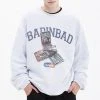 BAD IN BAD Best Sellers [BADINBAD] FW 21 BAD TOOL SWEAT SHIRT_LIGHT GREY