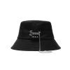 [DXOH] Seasonless DXOH PIN BUCKET HAT [BLACK]