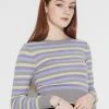 [LUV IS TRUE] Winter 21 STRIPE KNIT(GRAY)