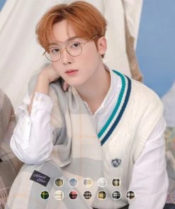 [ALMOSTBLUE] Seasonless PLAIN CHECK MUFFLER