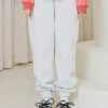 Best Sellers [13MONTH] FW 21 CRESCENT JOGGER SWEATPANTS (LIGHT GRAY)