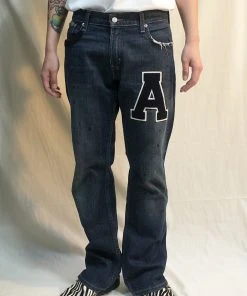 [KING ARCHIVES] FW 21 A-Logo Denim Pants 002