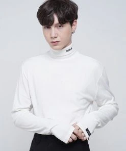 [DXOH] Seasonless LOGO2 TURTLENECK [WHITE] Best Sellers