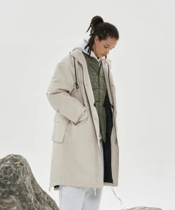 [HAVEOFFDUTY] FW 21 HOODIE FISH TAIL PARKA(BEIGE) Best Sellers