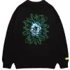 Best Sellers [LIBERE KOREA] FW 21 LOTUS KNIT SWEATER / BLACK