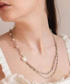 [LOMBRILLANT] Seasonless Margo Necklace (3WAY)