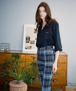 GLOWNG [GLOWNY] FW 21 TWINDOW SHIRT - NAVY