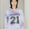 [13MONTH] FW 21 TIE DYE LONG SLEEVE T-SHIRT (PURPLE)