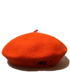 [SLEEPY SLIP] Seasonless 183; WOOL ORANGE BERET