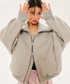 [PLASMASPHERE] FW 21 Crystal Jumper[Grey] Best Sellers