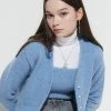[LUV IS TRUE] Winter 21 TUBE TOP CARDIGAN(BLUE) Best Sellers