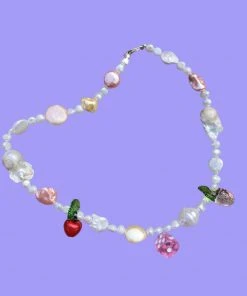 [HURJABOYACC] Seasonless Fruity Pearl Necklace