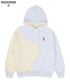 [DUCKDIVE] FW 21 Wave Hoodie Beige Oatmeal
