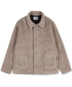 YOUTH BATH [YOUTHBATH] FW 21 OVER-FIT HALF COAT_BEIGE Best Sellers