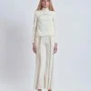Best Sellers [ODLYWORKSHOP] FW 21 Jacquard Ivory Cut-off Turtleneck