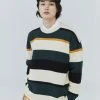 Best Sellers [AMES WORLDWIDE] Winter 21 COLOR BLOCK STRIPE KNIT_GR