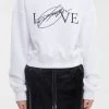 [GIMMETHEYOUNG] Winter 21 LOVE SIGN SWEATSHIRT / WHITE Best Sellers