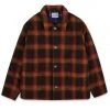 YOUTH BATH [YOUTHBATH] FW 21 OVER-FIT HALF COAT_CHECK BRWON Best Sellers